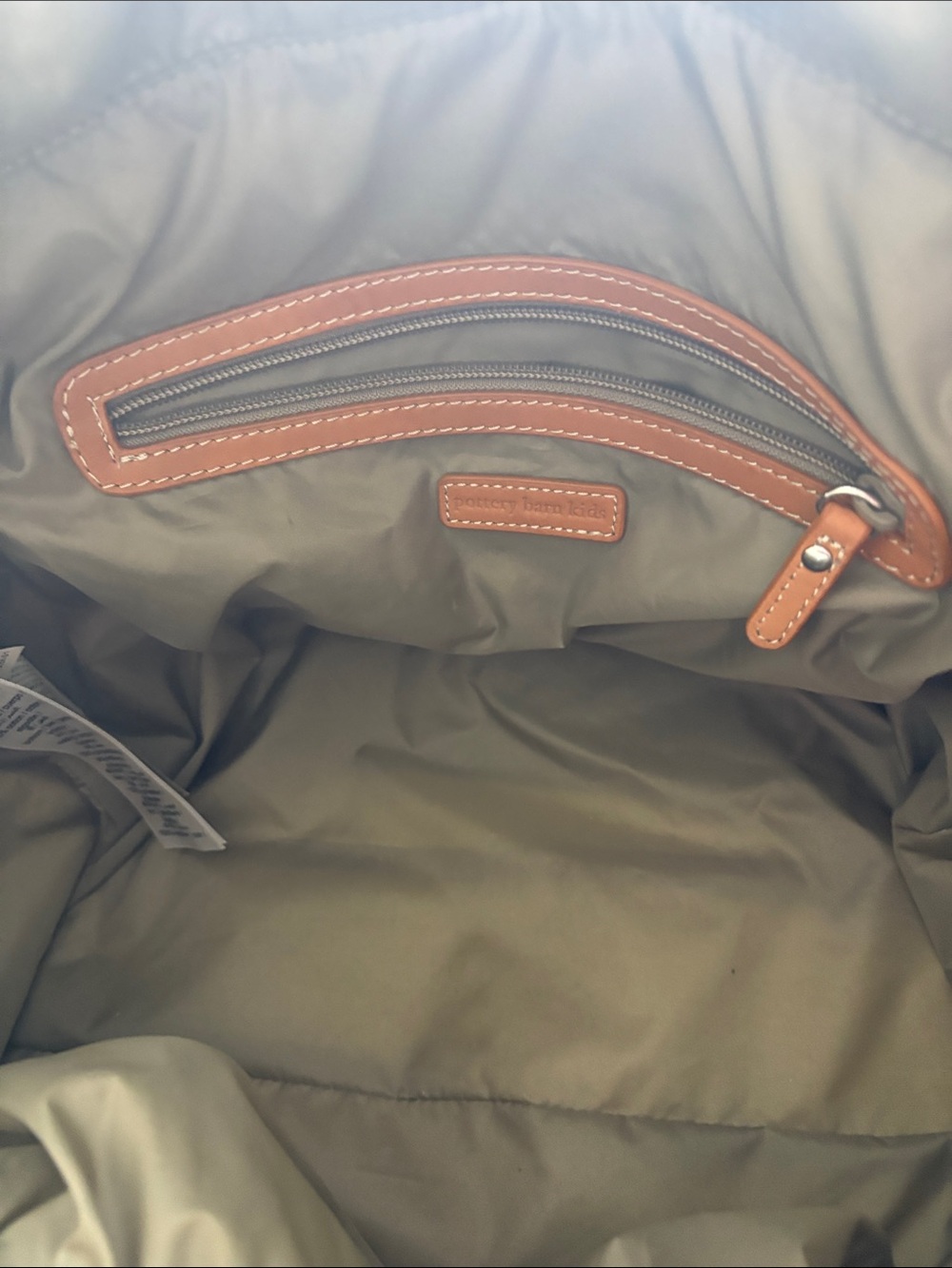 Classic Black Canvas and Tan Leather Travel Tote - Picture 11 of 16